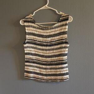 Striped Sleeveless Top